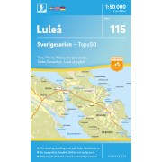 115 Luleå Sverigeserien 1:50 000